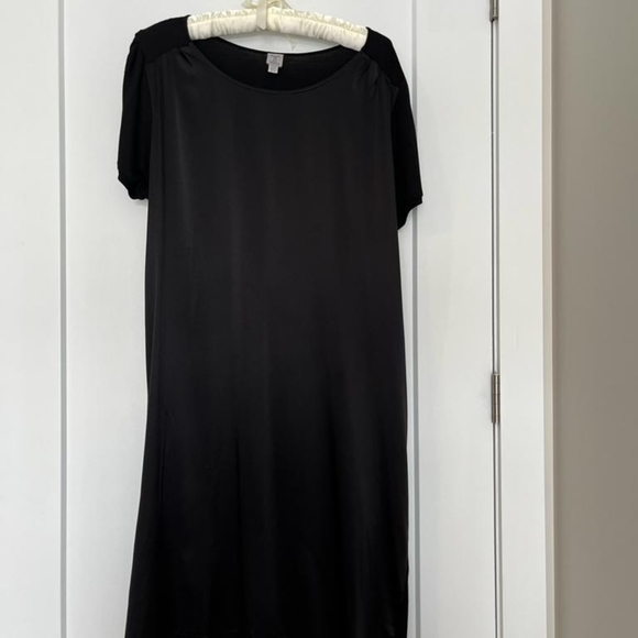 Tristan mixed media midi length dress - Picture 1 of 5